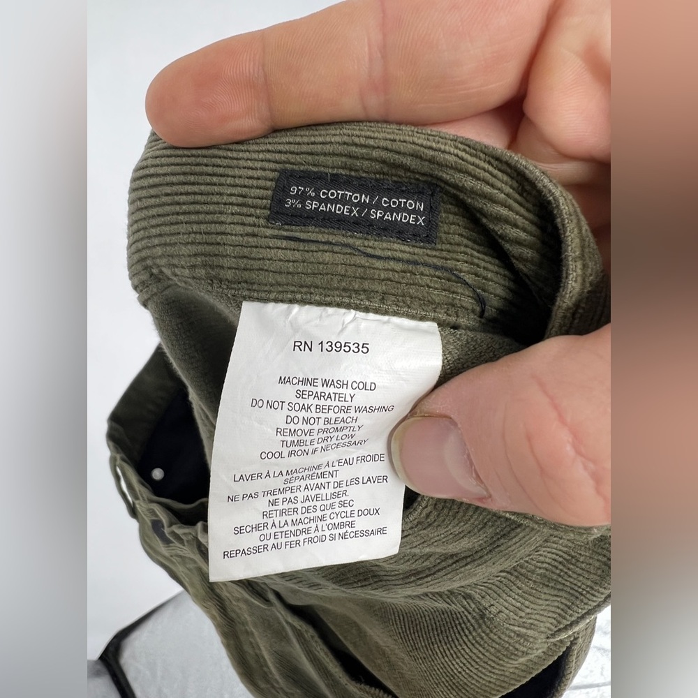 Grayers Olive Corduroy Straight Pants - Picture 6 of 7